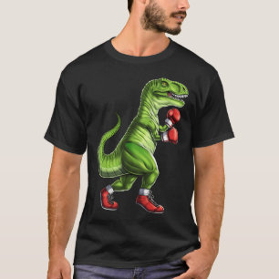 Boxing T-Rex Dinosaur T-Shirt