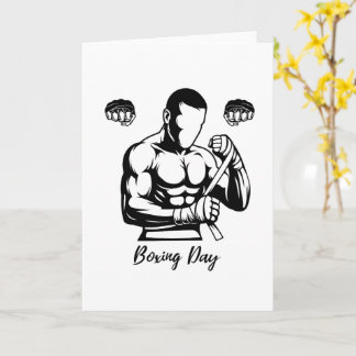 boxing T-Shirt Card