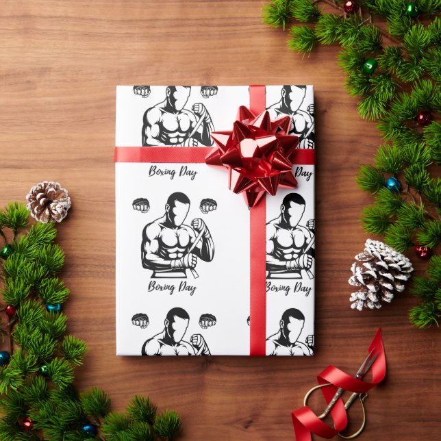 boxing T-Shirt Wrapping Paper (Holiday Gift)