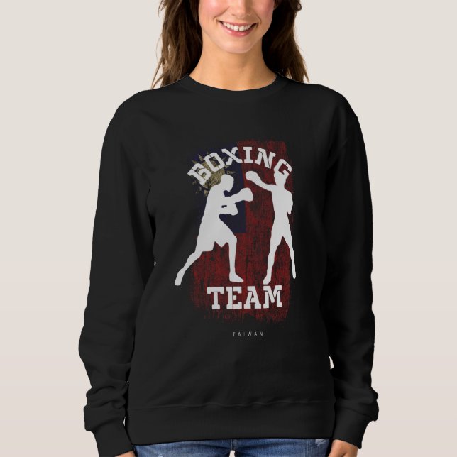 Boxing Taiwan Combat Sports Fighter Boxing Sweatshirt (Front)