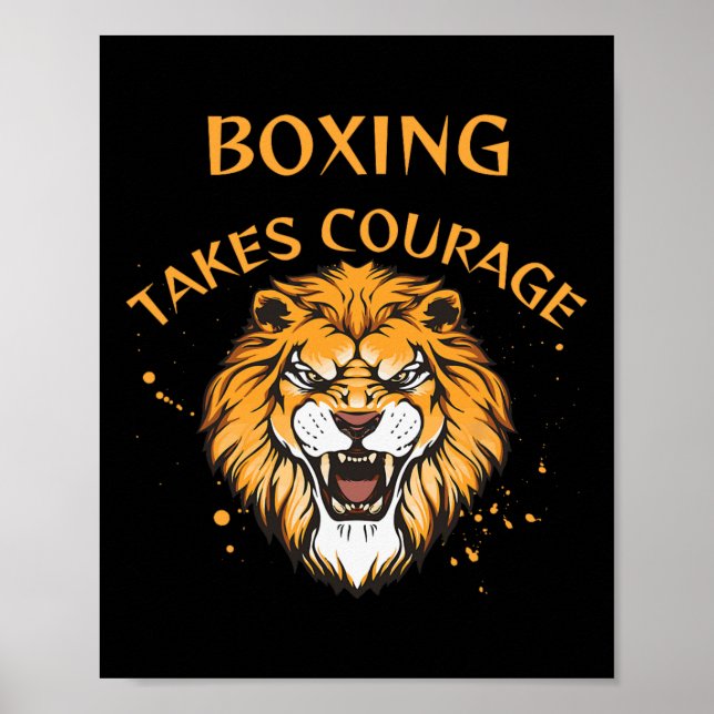 Boxing Takes Courage  Poster (Front)
