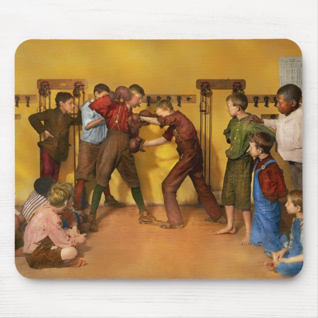 Boxing - The Manly art of self-defence 1908 Mouse Pad (Front)