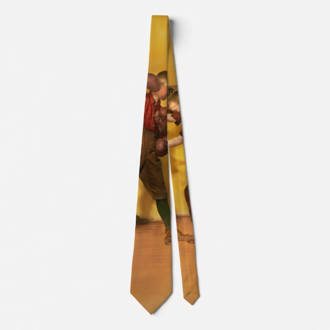 Boxing - The Manly art of self-defence 1908 Tie (Front)