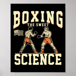 Boxing The Sweet Science Boxer Tee Poster
