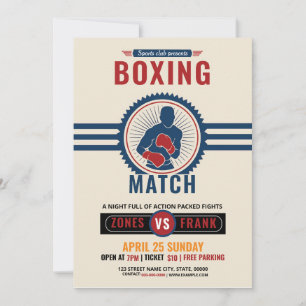 Boxing Tournament Flyer Template