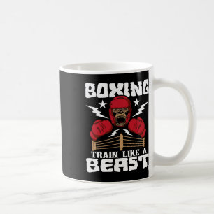 Boxing Train Like A Beast - Kickboxing Kickboxer G Coffee Mug