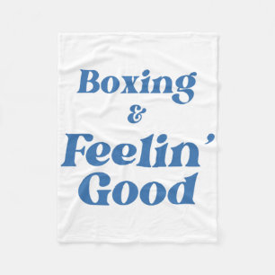 Boxing Training Motivation Fitness Victory Feeling Fleece Blanket