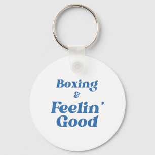 Boxing Training Motivation Fitness Victory Feeling Key Ring