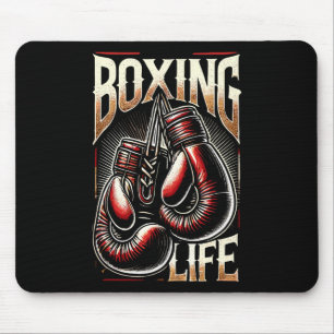 Boxing Training Resilence For Athletic Boxer Life Mouse Pad