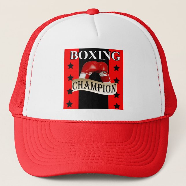 BOXING TRUCKER HAT (Front)