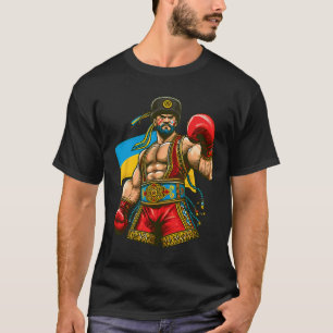 Boxing Ukrainian Boxer Ukraine Flag T-Shirt
