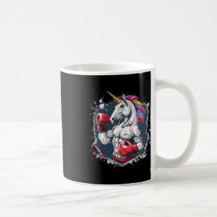 Boxing Unicorn With Boxing Gloves Kickboxing Funny Coffee Mug
