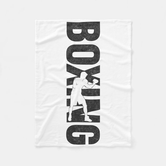 Boxing Vintage Boxing 6  Fleece Blanket (Front)