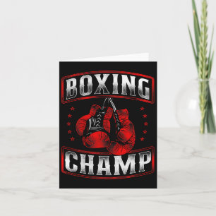 Boxing Vintage Boxing Champ Card