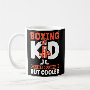 Boxing Vintage Boxing Kid Like A Regular Kid But C Coffee Mug