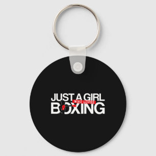 Boxing Vintage Just A Girl Who Loves Boxing Key Ring