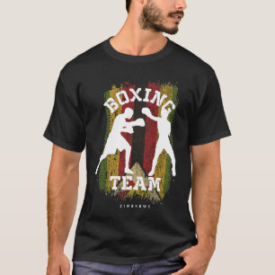 Boxing Zimbabwe Combat Sports Fighter Boxing T-Shirt