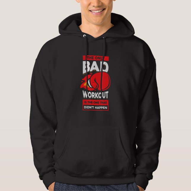 Boxingfor A Kickboxer Hoodie (Front)