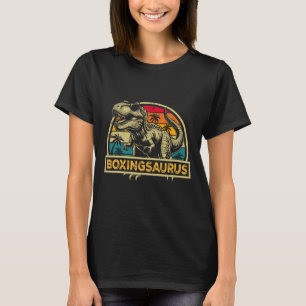 Boxingsaurus T Rex Dinosaur Boxing Saurus Family M T-Shirt