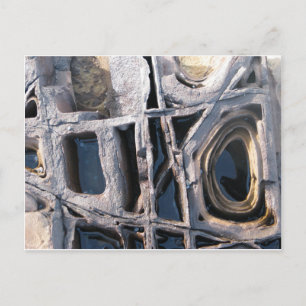 Boxwork Concretions on Wasp Head Postcard