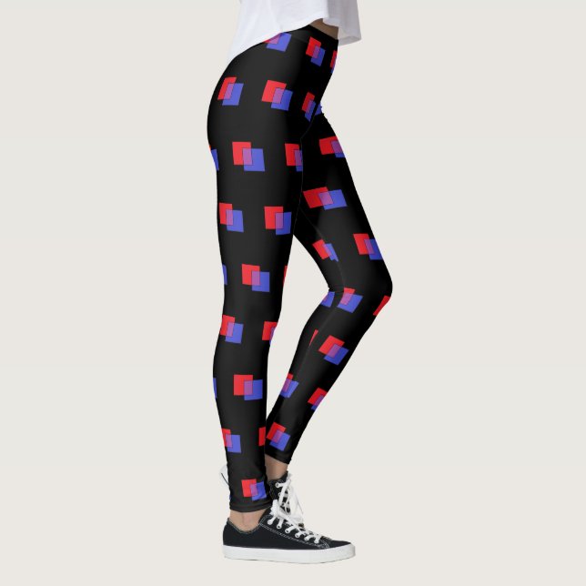 Boxy Shapes:  Black Leggings (Right)
