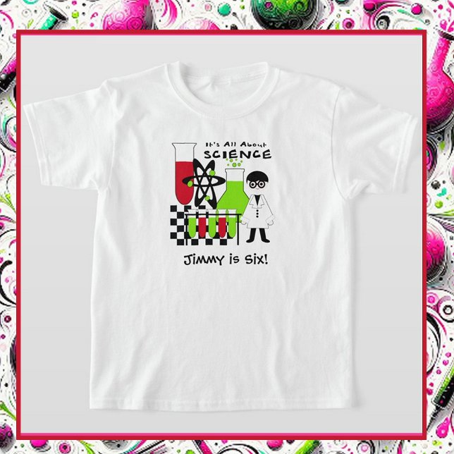 Boy All About Science Customised T-shirt (Creator Uploaded)