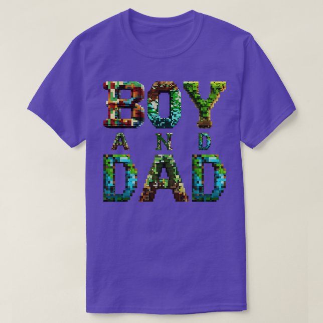 Boy and Dad T-Shirt (Design Front)