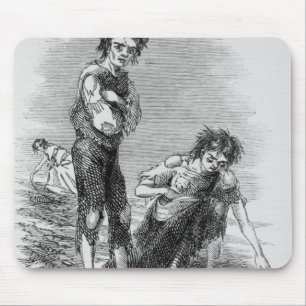 Boy and Girl at Cahera Mouse Pad