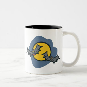 Boy and Girl Bats Two-Tone Coffee Mug