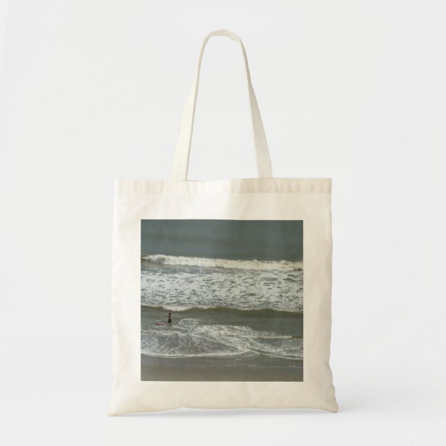 Boy and Sea Tote Bag (Front)