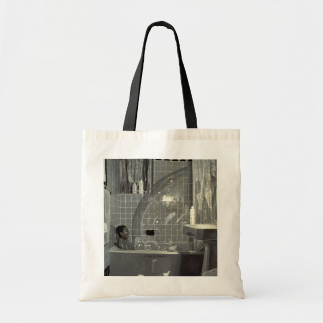 Boy and the Bubble 1990 Tote Bag (Front)