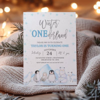 Boy Arctic Animals Winter Onederland 1st Birthday