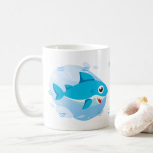 Boy Baby Shark - Blue Coffee Mug