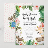 Boy Baby Shower By Mail | Masked Safari Friends