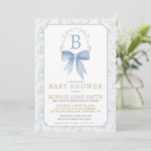 Boy Baby Shower Invitation