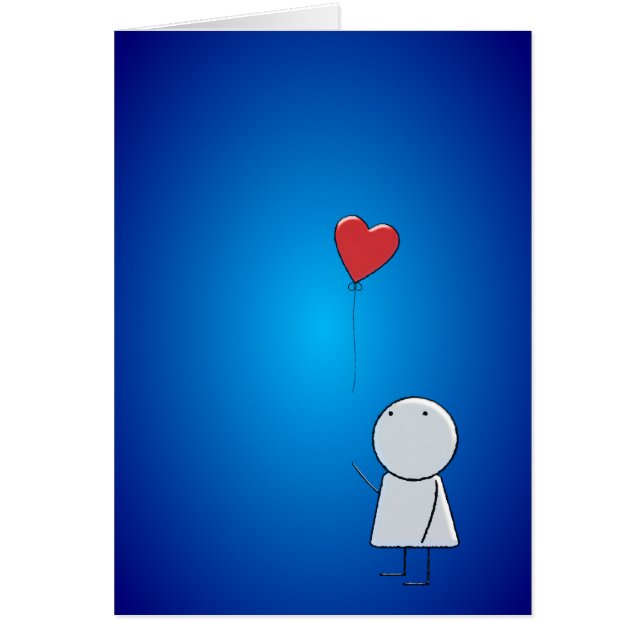 Boy & Balloon Card (Front)