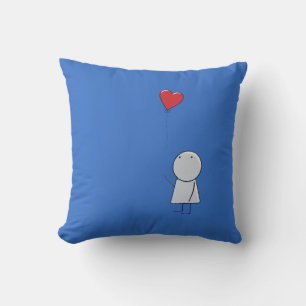 Boy & Balloon Pillow