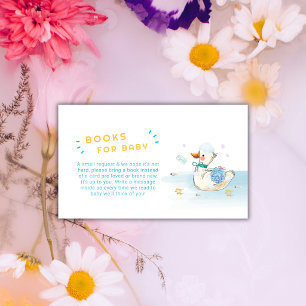 Boy Bath Time Little Duck Books For Baby Shower Enclosure Card