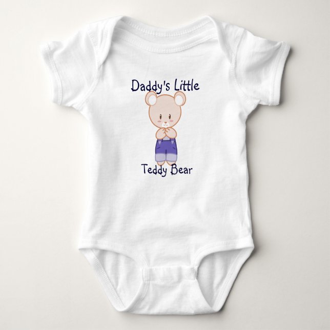 Boy Bear Baby Bodysuit (Front)