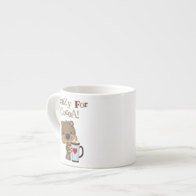 Boy Bear Crazy For Cocoa Holiday Espresso Cup (Front Left)