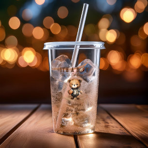 Boy Bearly Wait American Football Baby Shower Acrylic Tumbler