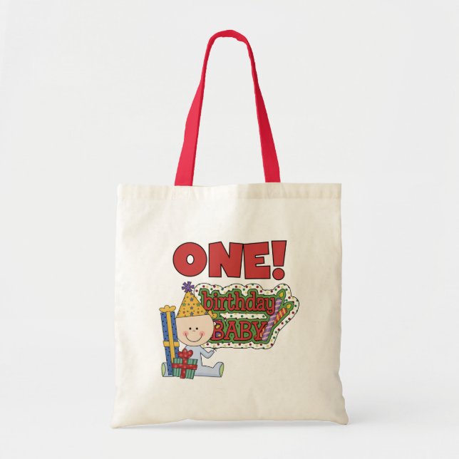 Boy Birthday Baby 1st Birthday Tshirts and Gifts Tote Bag (Front)
