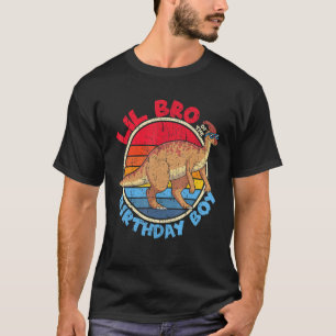 Boy Birthday I Lil Bro I Parasaurolophus I Family T-Shirt