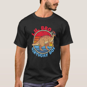 Boy Birthday I Lil Bro I Parasaurolophus I Family  T-Shirt