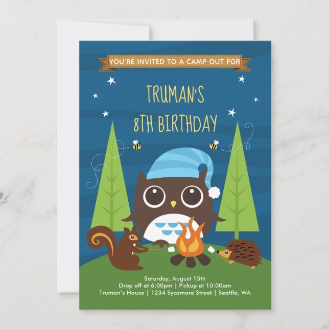 Boy Birthday Invitations (Front)