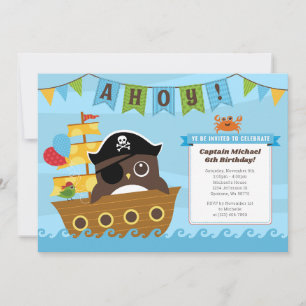 Boy Birthday Invitations