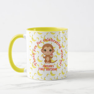 Boy Birthday Thank you Sticker Mug