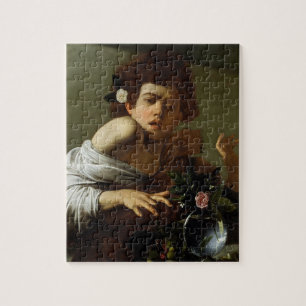 Boy Bitten by a Lizard, c.1595-1600 (oil on canvas Jigsaw Puzzle