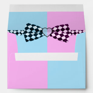 Boy Blue And Or Girl Pink Baby Shower Envelope