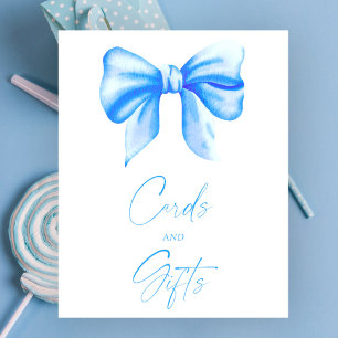 BOY BLUE BOW CARDS AND GIFTS POSTER